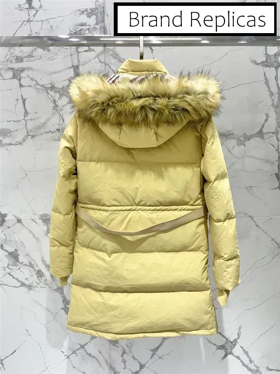 Burberry Hooded Long Puffer Jacket